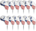 FINGER TEN Premium Synthetic Leather Stylish Iron & Wedge Golf Head Covers by FINGERTENSport