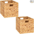 Storage Cube 10.5 x 10.5in, Wicker Storage Baskets by M4DECOR