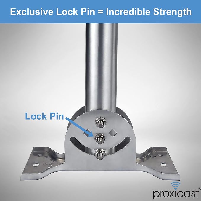 Proxicast Pro-Grade J-Max 100% Solid Stainless Steel Antenna Mount - Image 3