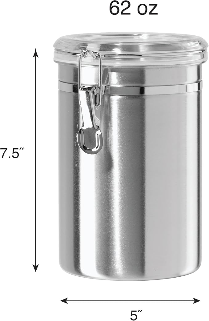 Oggi Stainless Steel Kitchen Canister 62 fl oz - Image 5