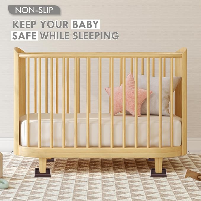 Non Slip Furniture Pads, 1.5” Round Rubber Caster Cups, Anti-Slip Gripper - Image 6