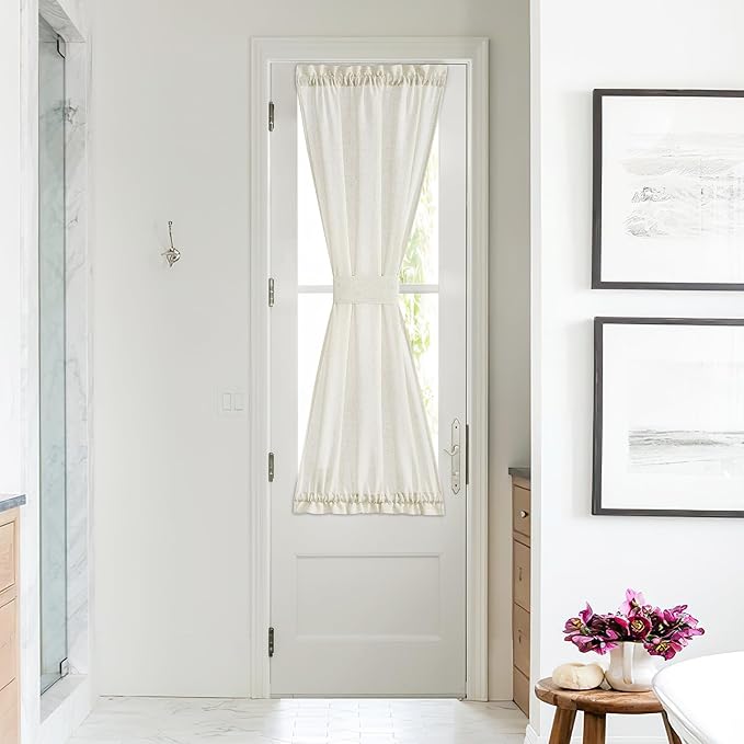 NICETOWN Linen Blend Small Window Curtains by NICETOWN
