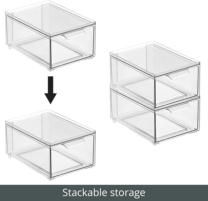 mDesign Stackable Storage Containers Box - Image 5