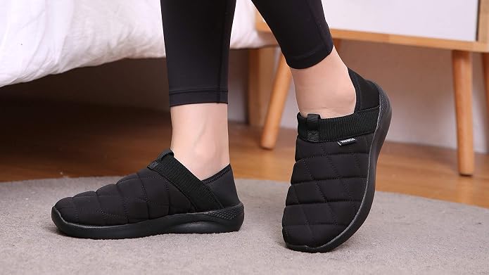KUBUA Slippers for Men and Womens Indoor House Shoes Plush Slip on Outdoor - Image 6