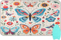 Decorative Butterfly Floral Ironing Mat Thickened Ironing Blanket Travel by QwThum