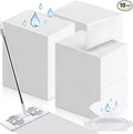 200 Counts Sweeper Wet Mopping Cloths 17.7 x 11.8'' X Large Wet Mop Pads by FillTouch