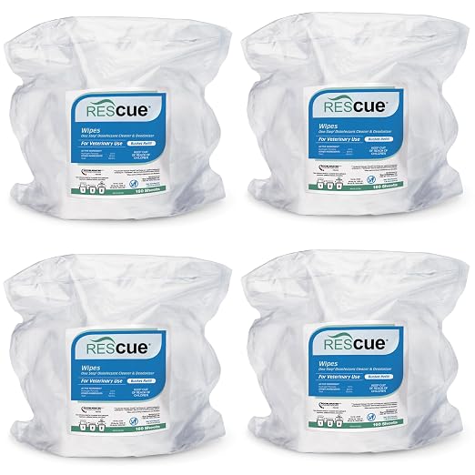 REScue One-Step Disinfectant Cleaner & Deodorizer Wipes by REScue