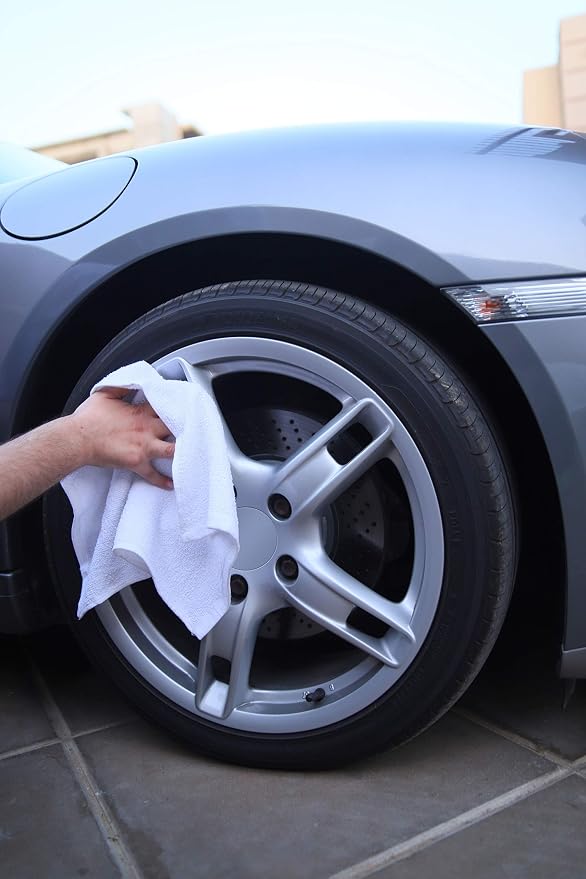 Avalon Towels Cotton Shop Rags – Size 12x14 Inches Cleaning Rags – Absorbent - Image 4