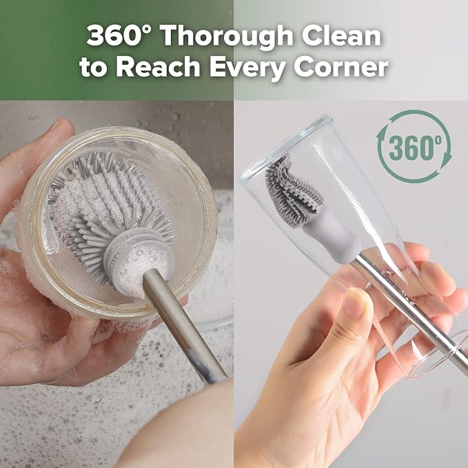 haakaa Silicone Cleaning Brush Kit - Image 3