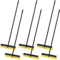 Zhehao 6 Pack 18 Inches Push Broom Outdoor, Concrete Floor Cleaning by Zhehao