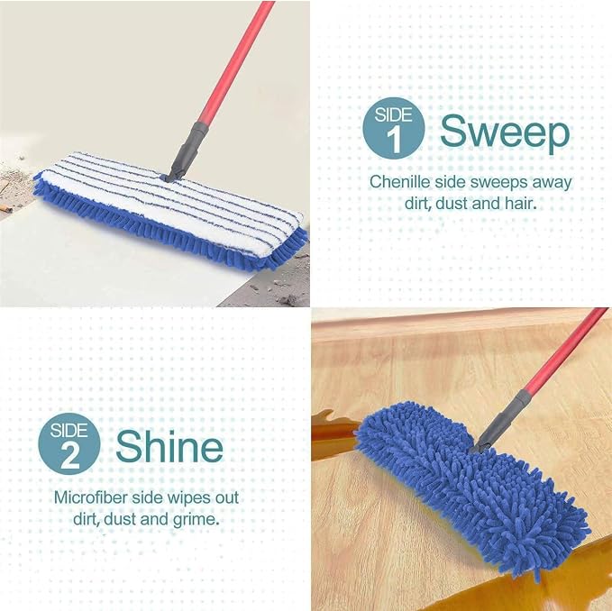 4 Pack Mop Heads Replacements Compatible - Image 8
