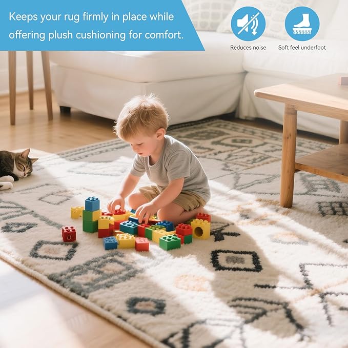 Warmstar 8x10 FT Non Slip Rug Pad, 100% Waterproof Felt Rug Pad - Image 2