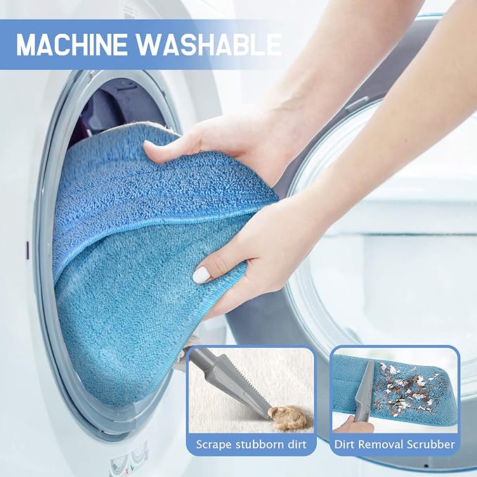 18" Professional Microfiber Mop Floor Cleaning System, Flat Mop - Image 6