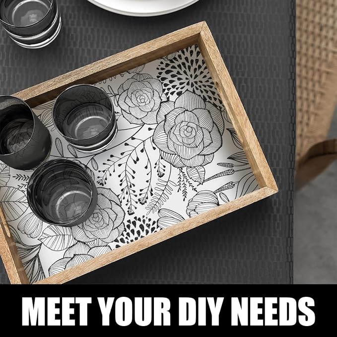 Floral Drawer and Shelf Liner for Kitchen 12IN x 20FT, Non-Adhesive and Strong - Image 8