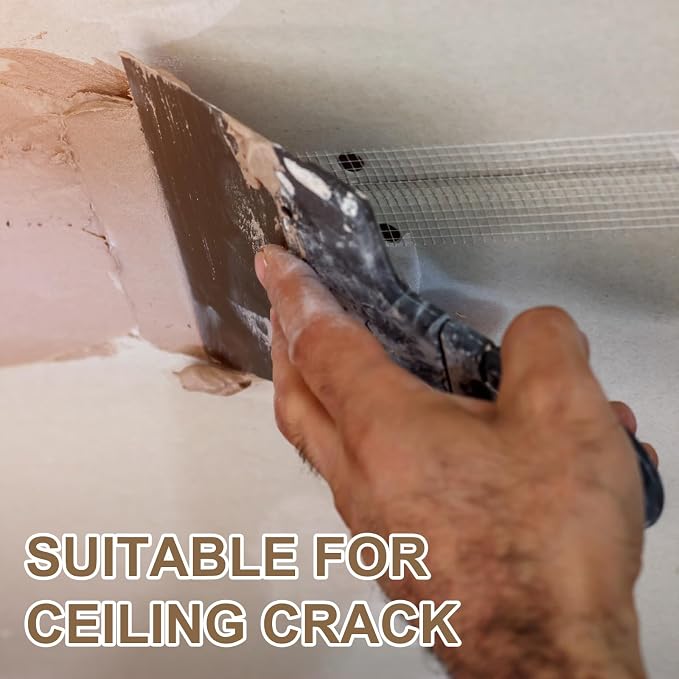 PATIKIL Drywall Repair Mesh Tape, 6 inch x 328 ft Fiberglass Repair Patch - Image 6