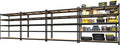 PrimeZone 4 Pack Storage Shelves 48" x 24" x 72", 5 Tier Adjustable Garage by PrimeZone