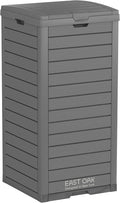 EAST OAK 38 Gallon Outdoor Trash Can | Waterproof Resin Garbage Can by EASTOAK