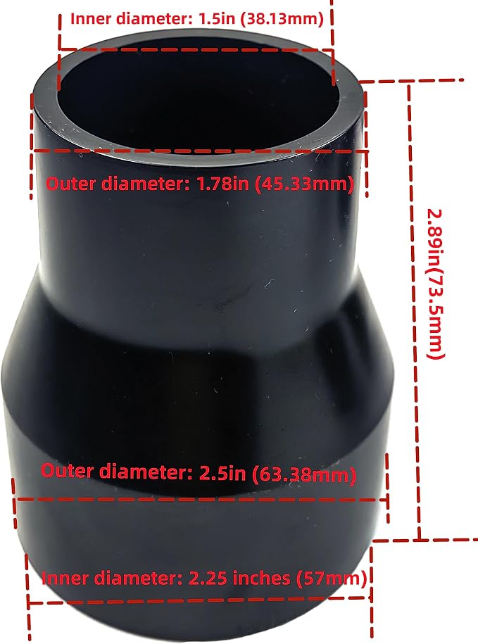 palart 3 Piece Vacuum Adapter Combo Kit Fits Wet Dry Vacuum Cleaners Connector - Image 7