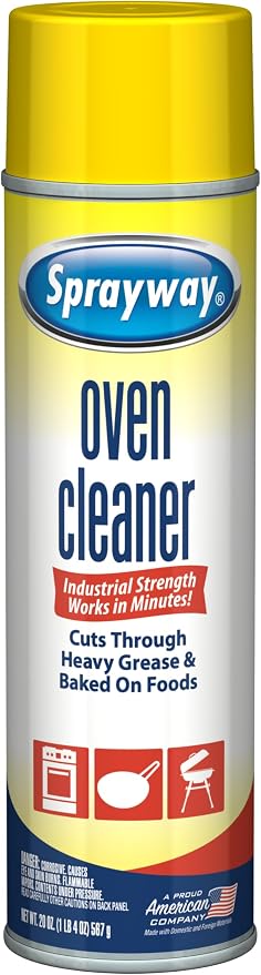 Sprayway Oven Cleaner Aerosol Spray, Cuts Through Grease & Baked-On Food | No - Image 2