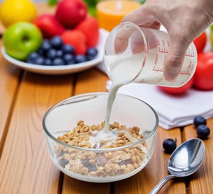 Ackers Glass Measuring Cup 1 Cup, 8oz Borosilicate Liquid Measuring Cup - Image 6