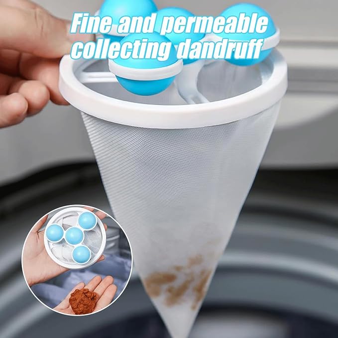 4PCS Hair Filter Bag for Fop Loader, Lint Traps for Laundry, Lint Catcher for - Image 3