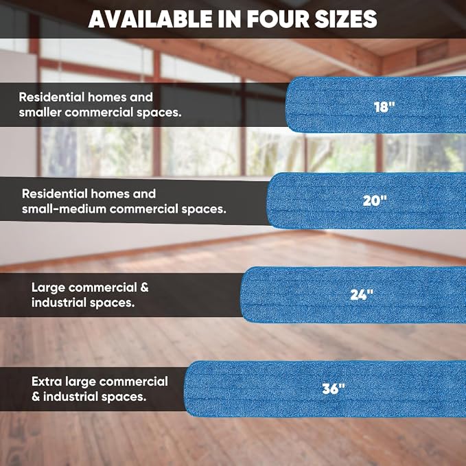 Bulk 18" Microfiber Wet Mop Pads Wholesale - Image 7