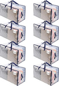 VENO 8 Pack Moving and Storage Bags, Heavy Duty, Alternative to Moving Boxes by Veno