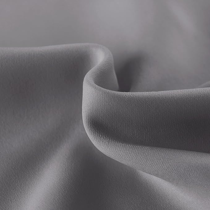 DWCN French Door Curtains – Rod Pocket Thermal Blackout Curtain - Image 4