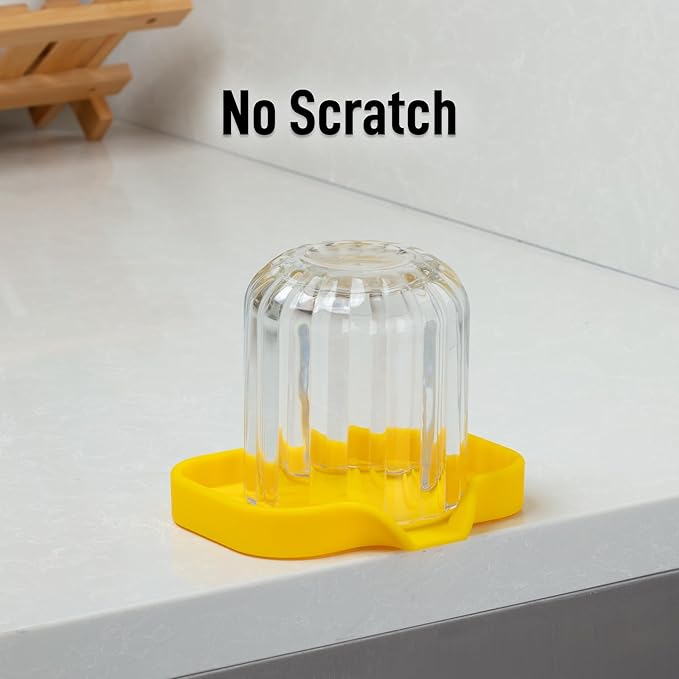 Zulay Kitchen Small Silicone Sponge Holder – Space-Saving Sink Organizer Tray - Image 7