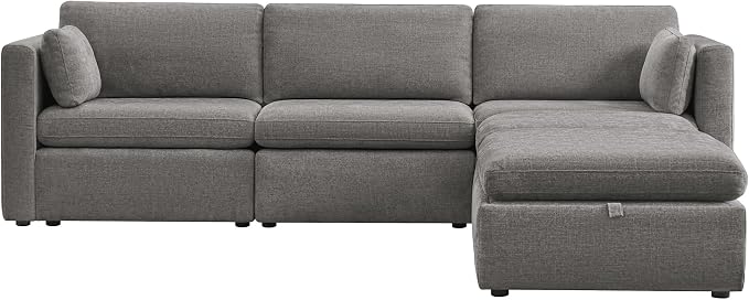 CHITA Oversized Modular Cloud Sectional Fabric Sofa Set, FSC Certified U Shaped - Image 4