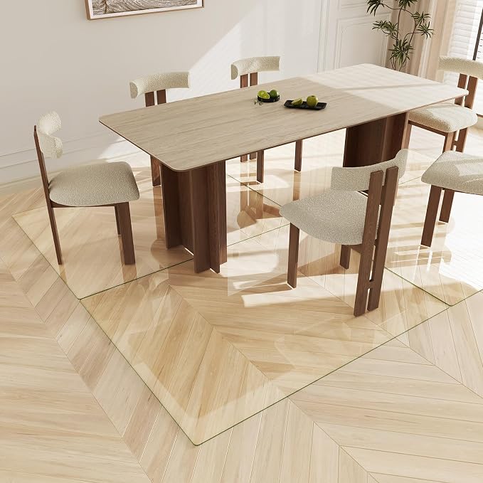 Koonmi Tempered Glass Chair Mat 44"x58" - Image 6