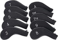 Sword &Shield sports Neoprene Zipper Golf Club Iron Head Covers Iron Covers by Unknown