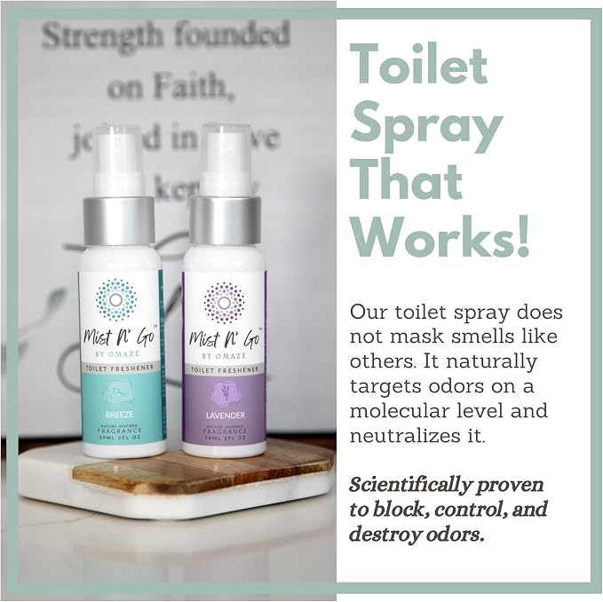 Mist N’ Go by Omaze Travel Bathroom Spray - Image 3
