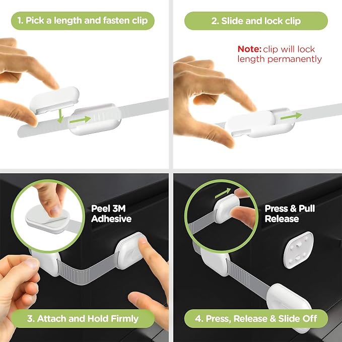 SKYLA HOMES Baby Locks Child Safety Cabinet Proofing - Image 3