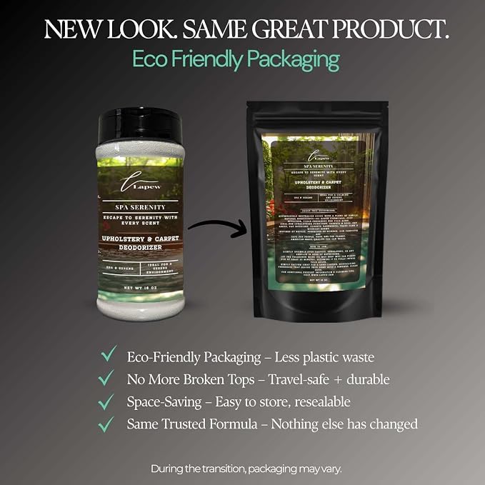 Spa Serenity Carpet Freshener Powder 16 oz | Powerful Odor Eliminator - Image 2