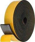Weather Stripping Seal for Door Window, 16Feet High Density Foam Tape, by Amzjjle