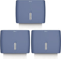 Hand Towel Dispenser for Bathroom Pack of 3 Compact Size Suitable Paper Towels by PLUSSEN