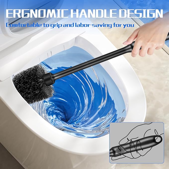 Toilet Brush and Holder 2 Pack - Image 3