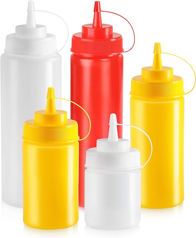 New Star Foodservice 26528 Plastic Squeeze Bottles - Image 4