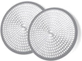 LEKEYE Shower Hair Catcher Drain Protector Strainer-Steel & Silicone 2 Pack by LEKEYE
