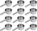 1/3 Cup Stainless Steel Measuring Cup | Sturdy Metal 80 ml | 80 cc | 3 oz | by Knupp+Co.
