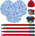 Spin Mop Replace Head, Mop Handle and Base Compatible by DLAIMI