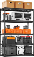 VEVOR Storage Shelves, 2500 lbs, 5 Tier Heavy Duty Garage Shelving, by VEVOR