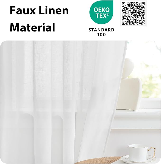 NICETOWN Sheer Door Curtain, Side Curtains - Image 6