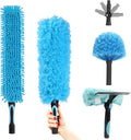 Ceiling Fan Duster Kit – 5-in-1 Bendable & Dual-Sided Heads – Washable Dusters by GameXcel