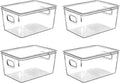 Clear Plastic Storage Bins by CONTROLKITCHEN