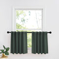 RYB HOME Dark Green Small Blackout Window Curtains by RYBHOME