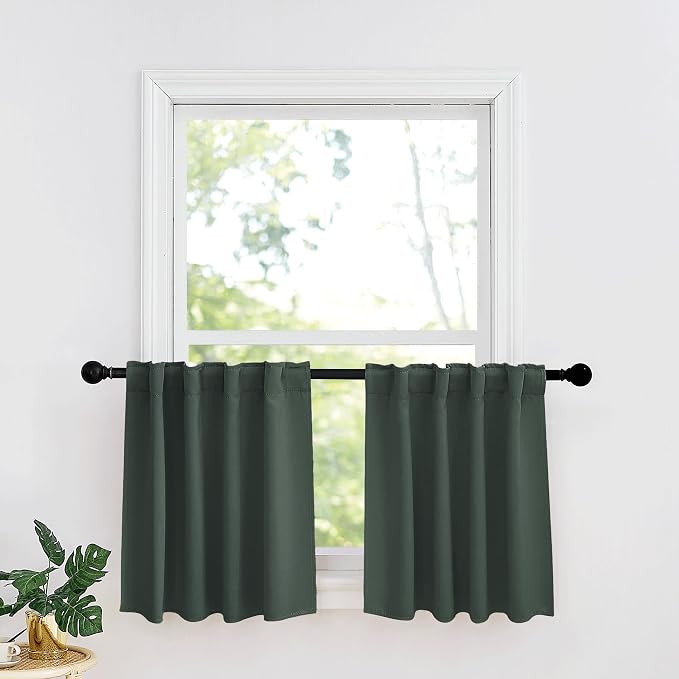 RYB HOME Kitchen Window Curtains Over Sink by RYBHOME