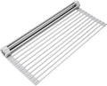 Surpahs Over Sink Foldable Multipurpose Roll-Up Dish Drying Rack, Silicone by Surpahs