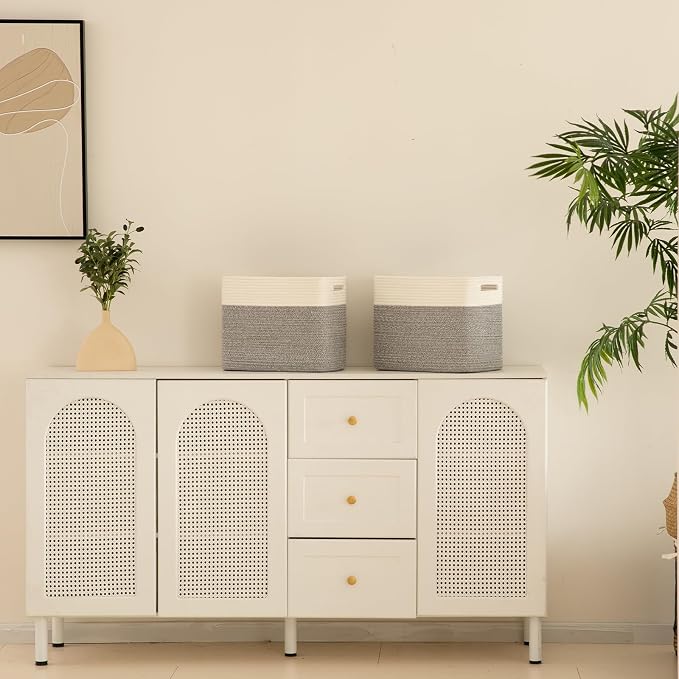 OIAHOMY Storage baskets for Shelf, Toy Storage Basket, Collapsible Storage Bins - Image 5